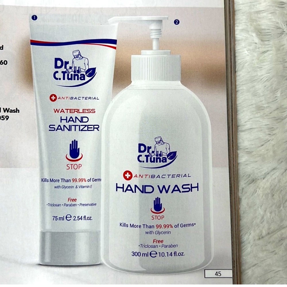 New in box! Farmasi Set Hand Sanitizer & Hand Wash Dr. C. Tuna Antibacterial